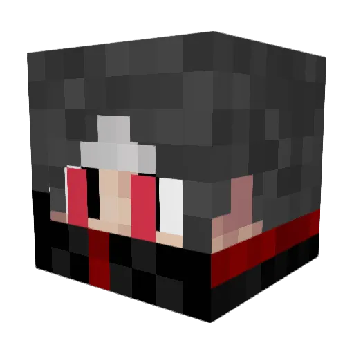 Ryantb1 Minecraft avatar head, 3D render