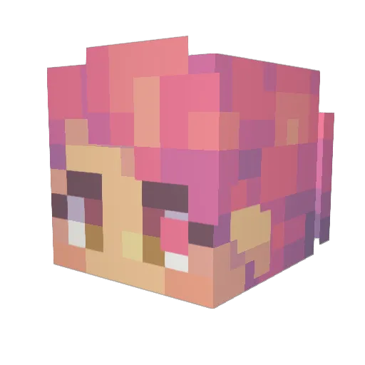 Ryba_Smieszne Minecraft avatar head, 3D render