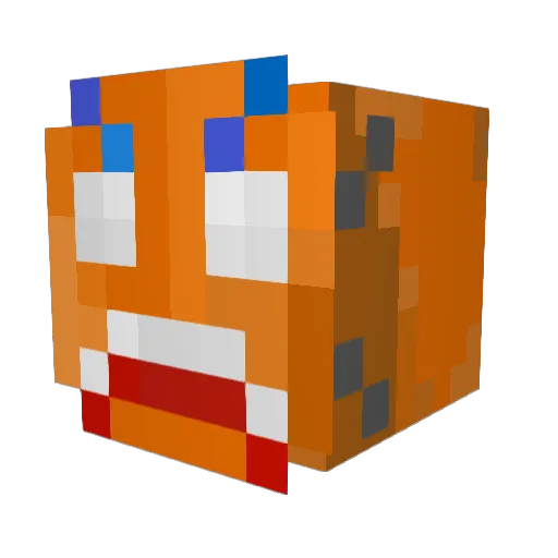 Ryco29 Minecraft avatar head, 3D render