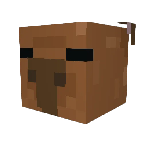 RydXz Minecraft avatar head, 3D render