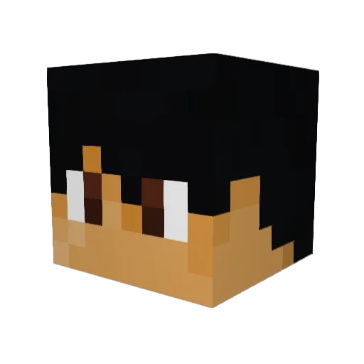 RyderEgloff Minecraft avatar head, 3D render