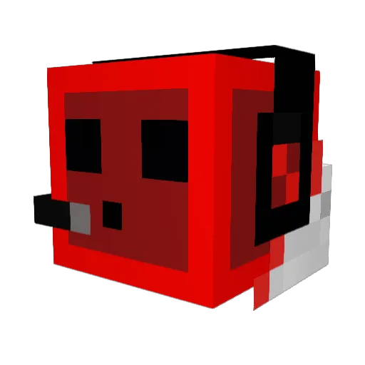 Ryderzilla Minecraft avatar head, 3D render