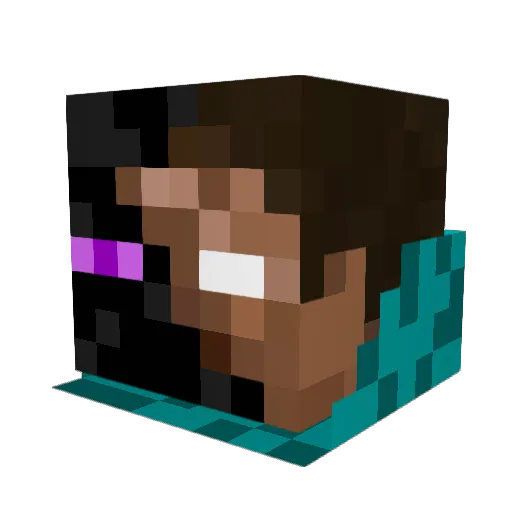 Rydog02 Minecraft avatar head, 3D render