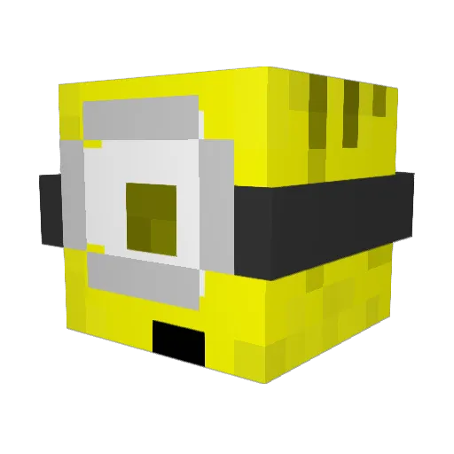 Ryduke911 Minecraft avatar head, 3D render