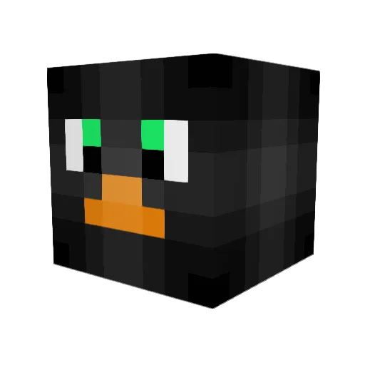 Rye02 Minecraft avatar head, 3D render