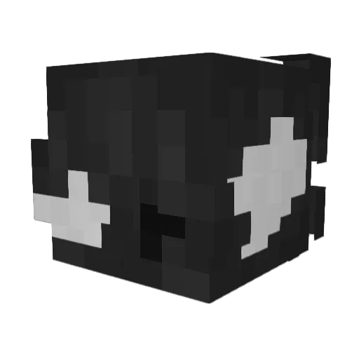 RyeVer Minecraft avatar head, 3D render