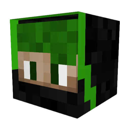 Rye_RC Minecraft avatar head, 3D render