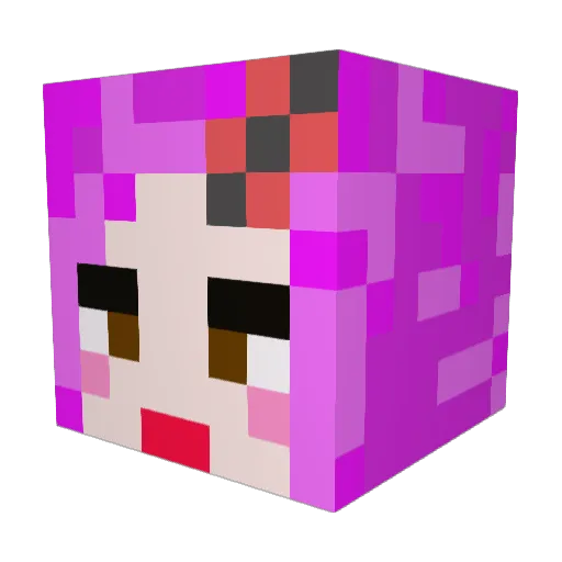 RyeonG_2 Minecraft avatar head, 3D render