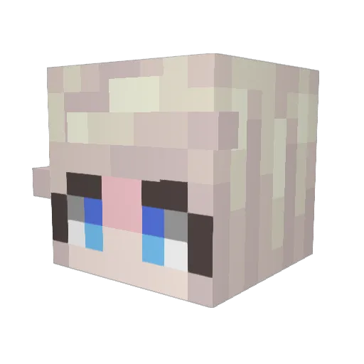 Ryerye319 Minecraft avatar head, 3D render