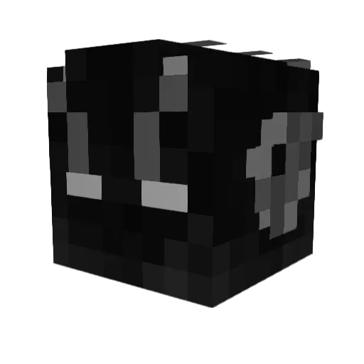 Ryevoe Minecraft avatar head, 3D render