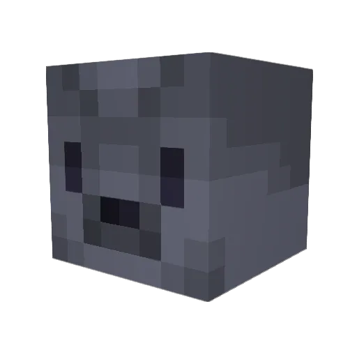 Ryffyx Minecraft avatar head, 3D render