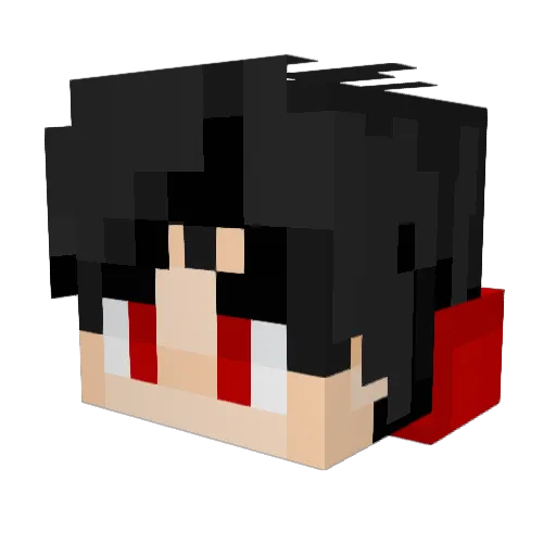 RyfishLP Minecraft avatar head, 3D render