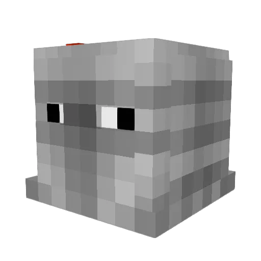 Rygar95 Minecraft avatar head, 3D render