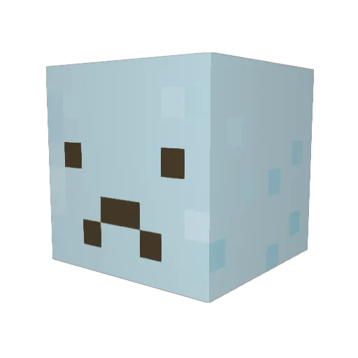 RyiouX Minecraft avatar head, 3D render