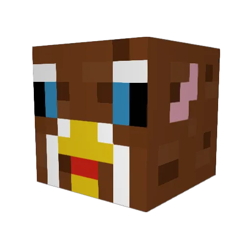 Rykoo93 Minecraft avatar head, 3D render