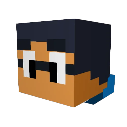 RylanLego Minecraft avatar head, 3D render