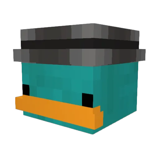 Rylanol Minecraft avatar head, 3D render