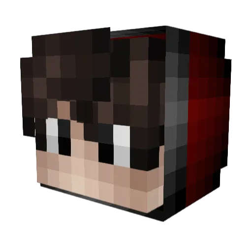 Rylanor Minecraft avatar head, 3D render