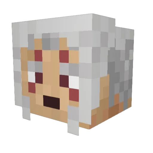 RyleGrimrick Minecraft avatar head, 3D render