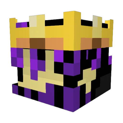 Rylzy Minecraft avatar head, 3D render