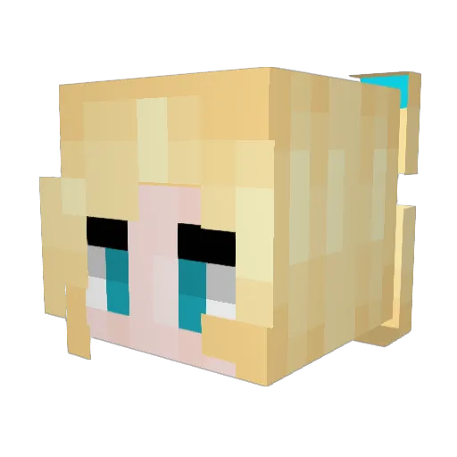 RymanJayYT Minecraft avatar head, 3D render