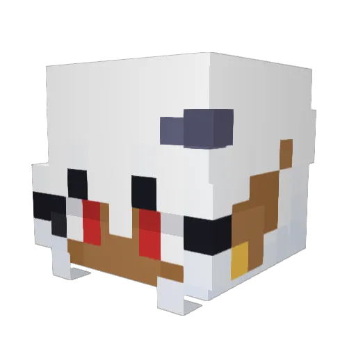 RynMiro Minecraft avatar head, 3D render
