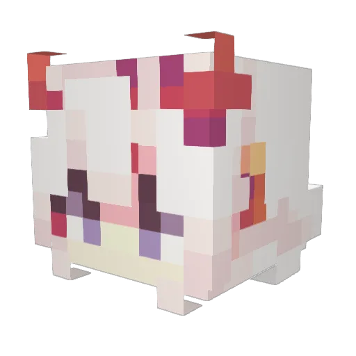Ryn_Bao_ Minecraft avatar head, 3D render