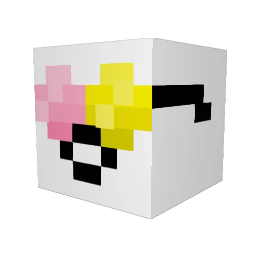 Rynegaming123 Minecraft avatar head, 3D render