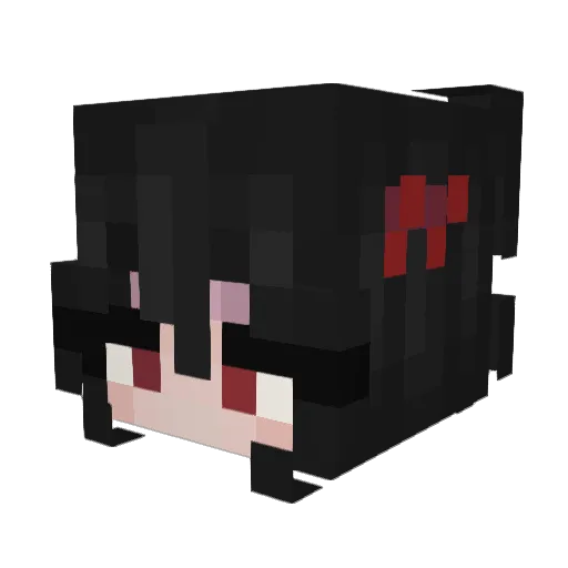 RynoCoco Minecraft avatar head, 3D render
