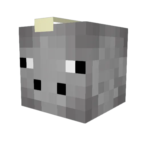 RynoSP Minecraft avatar head, 3D render