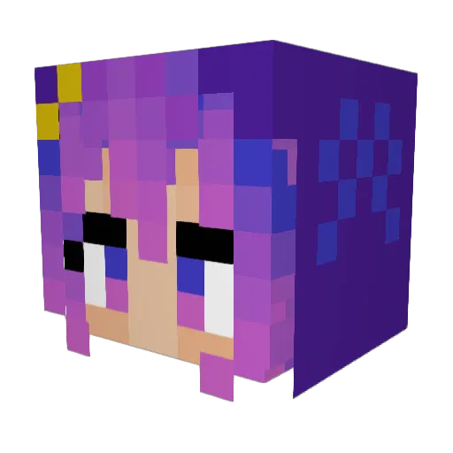 RynosSenpai Minecraft avatar head, 3D render