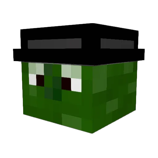 Rynosoar Minecraft avatar head, 3D render