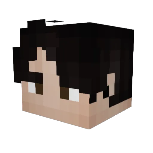 RyoEdu Minecraft avatar head, 3D render