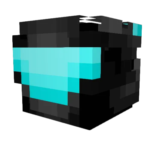 RyoK0013 Minecraft avatar head, 3D render