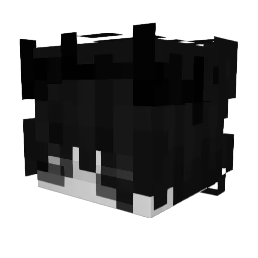 RyoKui Minecraft avatar head, 3D render