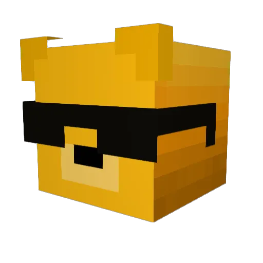 RyoPoooh Minecraft avatar head, 3D render