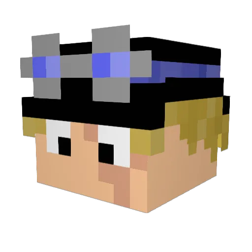 Ryohei0108 Minecraft avatar head, 3D render