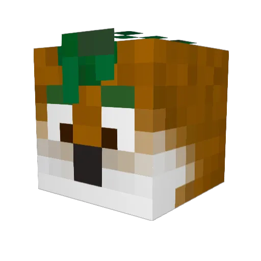 RyokenDragon Minecraft avatar head, 3D render