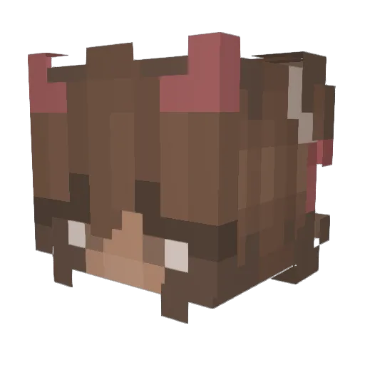 Ryoko10 Minecraft avatar head, 3D render