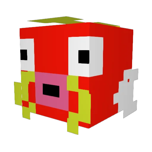 Ryoma_03 Minecraft avatar head, 3D render