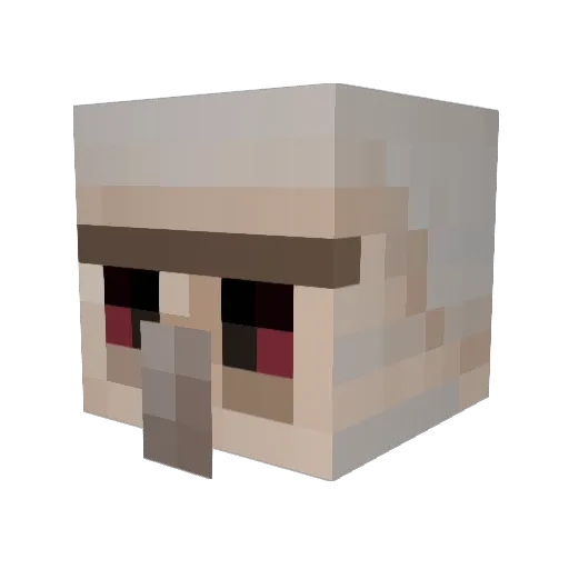 Ryou1140 Minecraft avatar head, 3D render