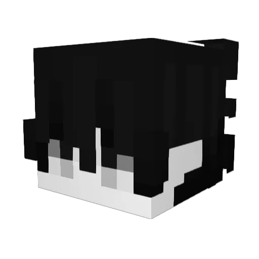 Ryozen23 Minecraft avatar head, 3D render