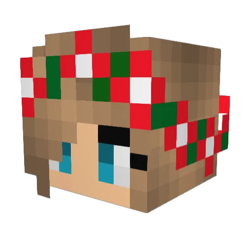 Ryrycali Minecraft avatar head, 3D render