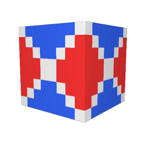 RyseFantasy Minecraft avatar head, 3D render