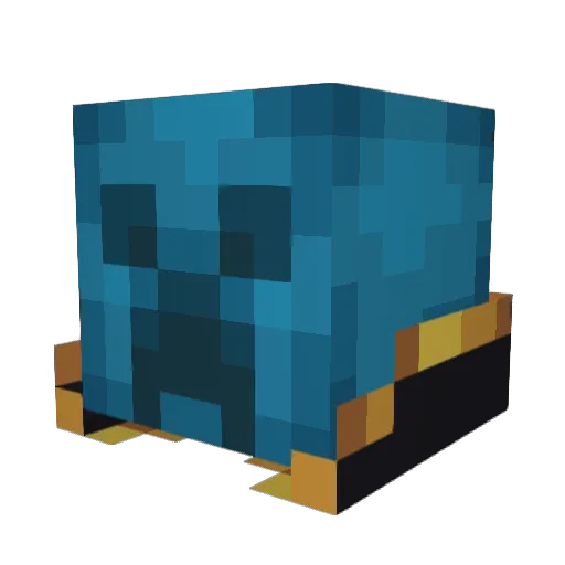 RyssField Minecraft avatar head, 3D render