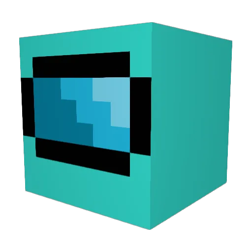 Rysters Minecraft avatar head, 3D render