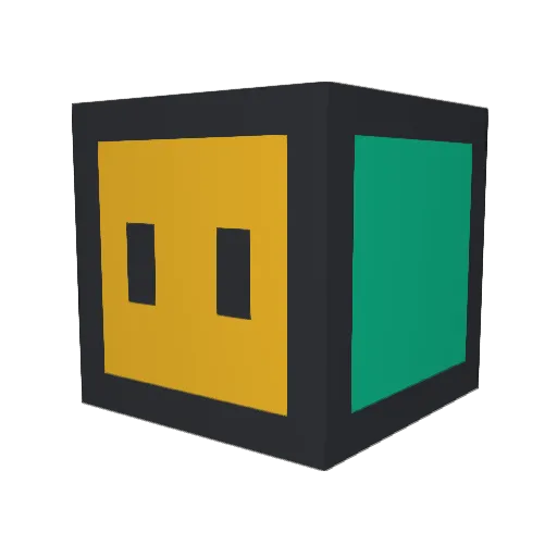Rysua Minecraft avatar head, 3D render
