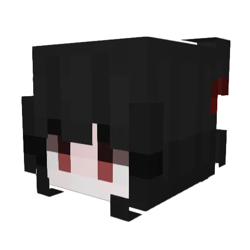 Rythp Minecraft avatar head, 3D render