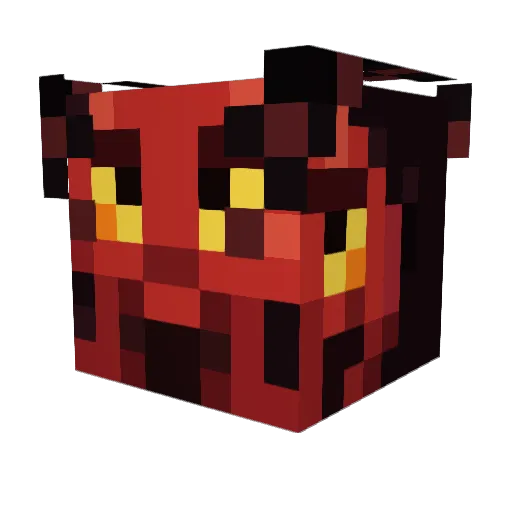 Ryu0713 Minecraft avatar head, 3D render
