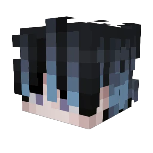 RyuCPVP Minecraft avatar head, 3D render